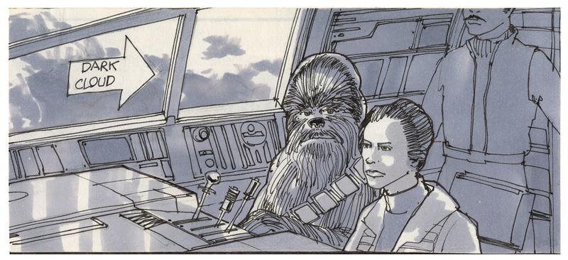 Illustration for article titled Never-Before-Seen Star Wars Storyboards Show The Original Trilogy Anew